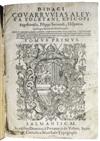 LAW  COVARRUBIAS Y LEYVA, DIEGO. Opera omnia.  2 vols.  1577(-78)
